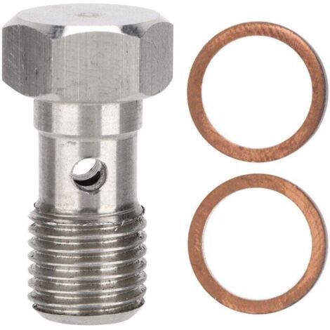 Adaptateur Banjo, 25 mm de long résistant à la corrosion Banjo adaptateur de montage de frein pour voiture