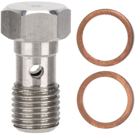 Adaptateur Banjo, 25 mm de long résistant à la corrosion Banjo adaptateur de montage de frein pour voiture