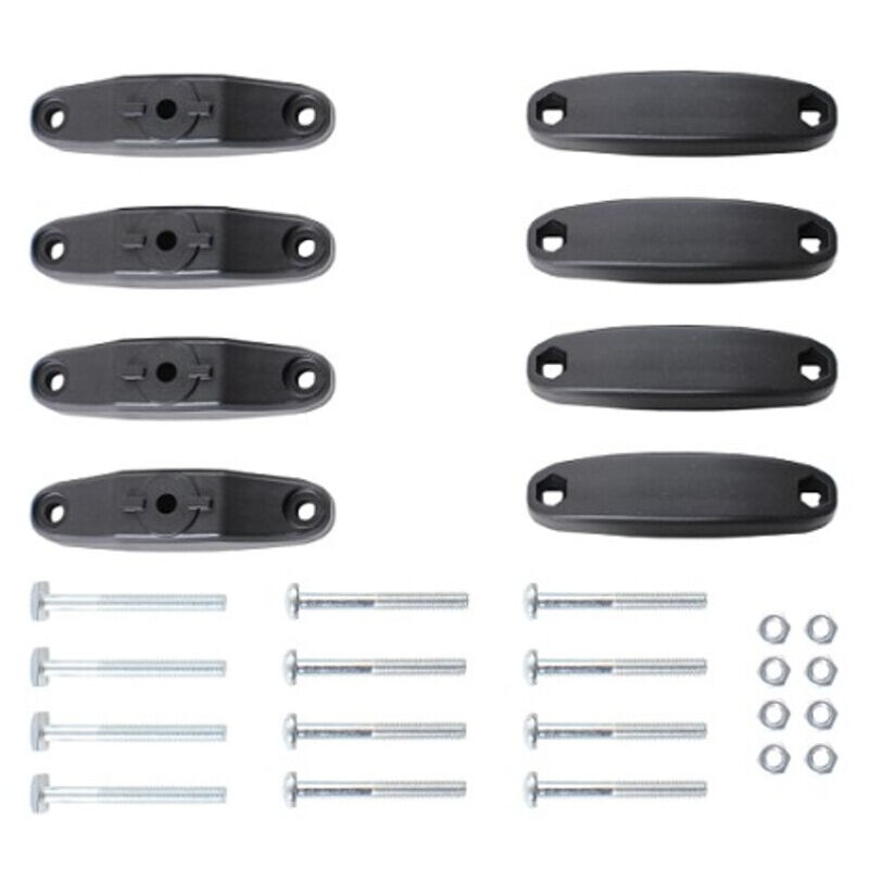 Menabo - Adaptateur barres de toit acier pour porte-skis Iceberg