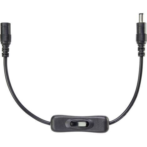 Adaptateur basse tension VOLTCRAFT 93038c216 DC mâle - DC femelle 5.5 mm 2.1 mm 0.32 m 1 pc(s) W211521