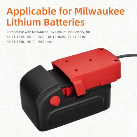 Adaptateur Batterie 18 V - Câble DC 1 m - Compatible Antenne Satellite Starlink Mini - Pour Batteries Lithium 18-20 V - 1 Pièce