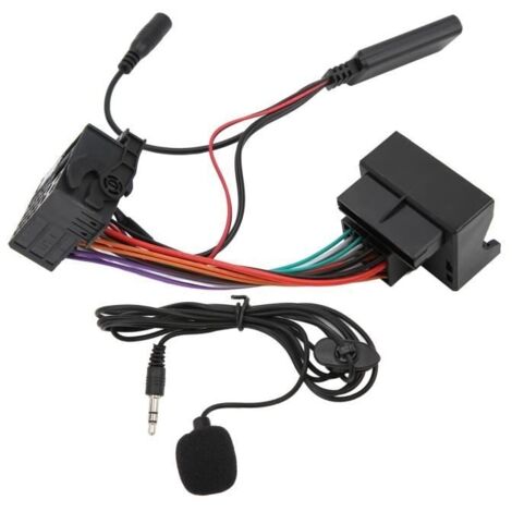 Adaptateur Bluetooth 5.0 Câble AUX pour Citroën C2 C3 C4 C6 - Compatible IOS - Streaming audio