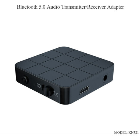 Adaptateur Bluetooth 5.0 pour Voiture, Émetteur Audio USB/Jack 3.5mm, Double Fonction Maison et Auto, Qualité Son Haute Fidélité.
