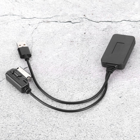 Adaptateur Bluetooth AMI MMI avec câble auxiliaire et alimentation USB pour Audi A5 8T, A6 4F, A8 4E, Q7 7L
