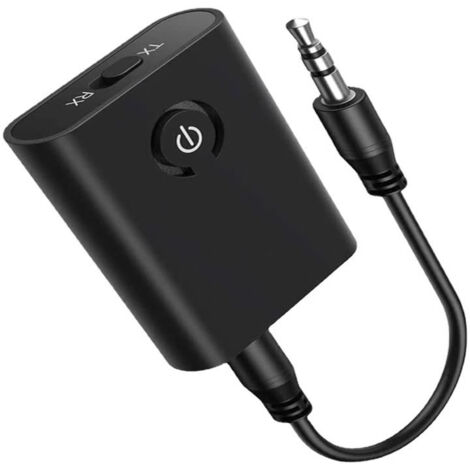 Adaptateur Bluetooth Audio 2 en 1 Émetteur Récepteur Bluetooth 5.3 Récepteur Jack 3,5 mm AUX pour casque, haut-parleur, voiture, TV, charge de type C