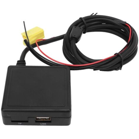 Adaptateur Bluetooth AUX IN, amplificateur avec filtre anti-bruit, audio sans fil, kit mains libres, appel mains libres, remplacement pour voiture et maison.