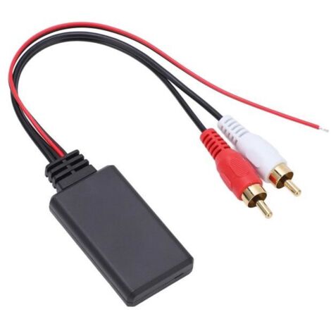 Adaptateur Bluetooth Aux In Autoradio 2 Rca Bluetooth 5.0 Adaptateur Sans Fil Aux Câble Audio Remplacement Pour Kenwood
