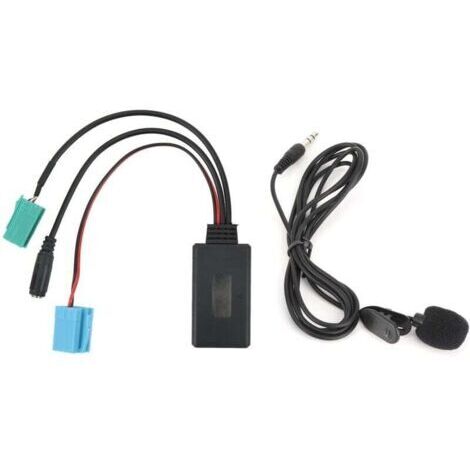 Adaptateur Bluetooth AUX, Voiture 12V 6Pin Universel Bluetooth 5.0 Câble Audio AUX Câble Adaptateur Audio Câble Adaptateur Radio Câble Adaptateur AUX Câble de Connexion Audio