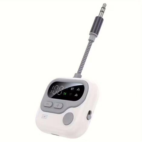 Adaptateur Bluetooth pour TV, transmetteur audio sans fil pour casque, compatible avec avion et double fonction émission/réception.