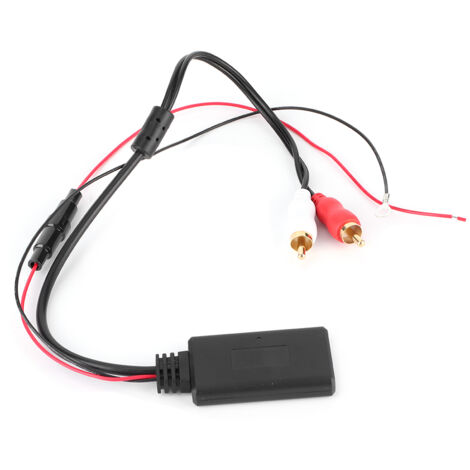 Adaptateur Bluetooth universel pour autoradio avec entrée RCA et module récepteur AUX