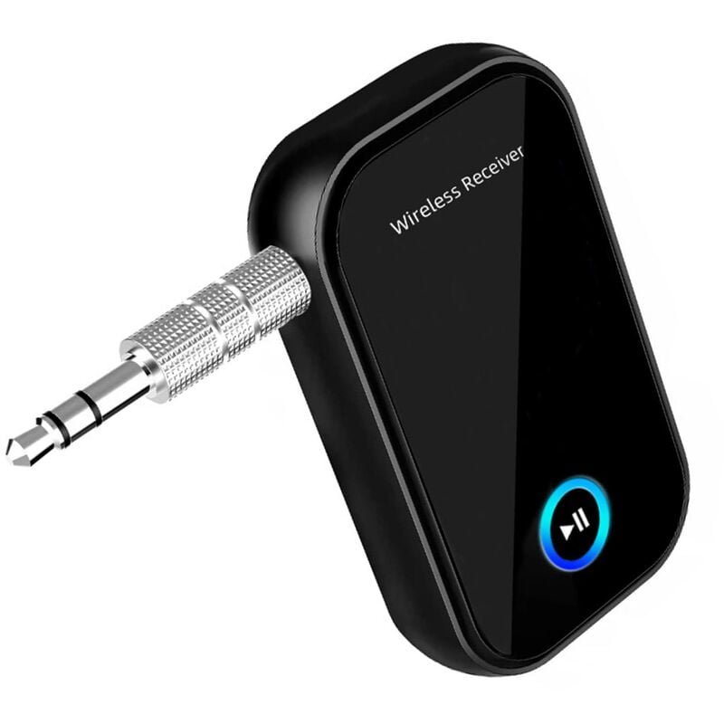 Adaptateur Bluetooth Jack 5.3 Voiture avec Bouton Multifonction - SOOMFON  Recepteur Bluetooth Jack avec Microphone, Aux Bluetooth Voiture pour  Haut-parleurs, Stéréo Domestique, Appels Mains Libres : : High-Tech