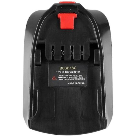 Adaptateur Bosb18c pour batterie Bosch 18 V Li-ion Bat618