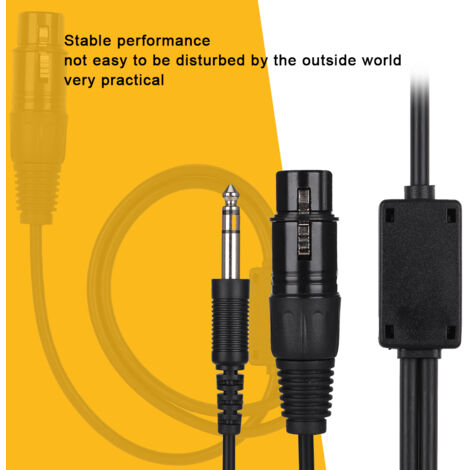 Adaptateur Câble Aviation 5 Broches pour Casque Airbus XLR vers Double Connecteur GA