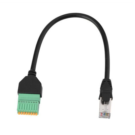 Adaptateur Câble RJ45 Mâle vers Borne à Ressort 8 Pins