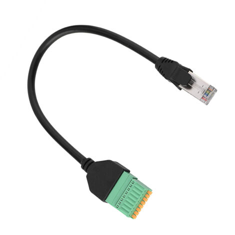 Adaptateur Câble RJ45 Mâle vers Borne à Ressort 8 Pins