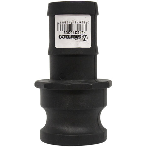 Adaptateur cannelé E - raccord rapide à cames polypropylène - 1"1/2 (40/49) - Sferaco