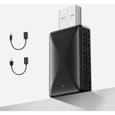 Adaptateur Carplay sans fil 2 en 1 - - Connexion rapide et stable - Bluetooth et WiFi - Plug & Play