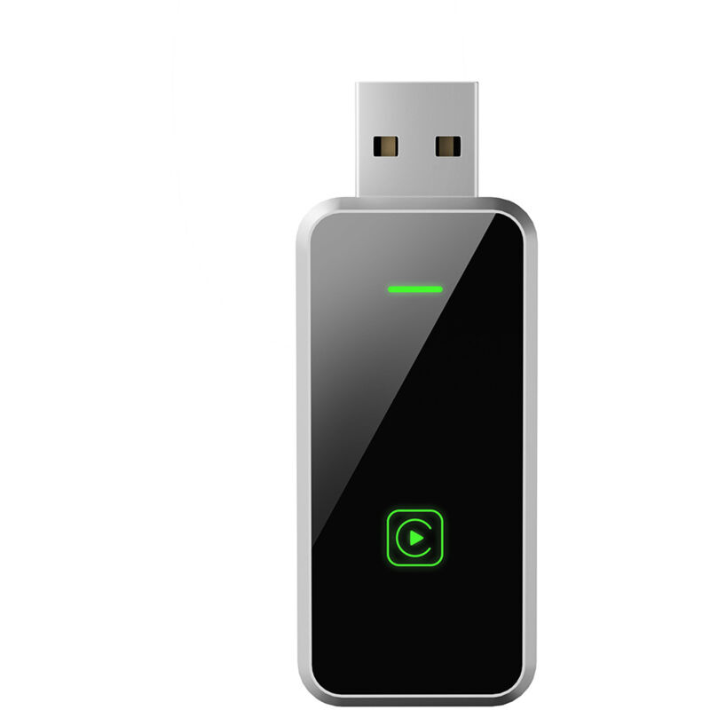 Adaptateur Carplay sans Fil 2 en 1 pour iOS CarPlay/Android Auto, Convertir Le Filaire en sans Fil avec USB & USB-C/Type-C, Contrôle Stable & Aucun