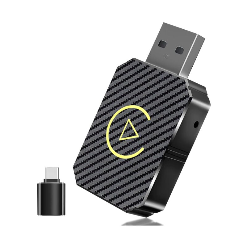 Gabrielle - Adaptateur CarPlay sans fil pour Apple iPhone, adaptateur sans fil carplay avec câble d'extension usb & USB-C/Type-C, Compatible avec Les