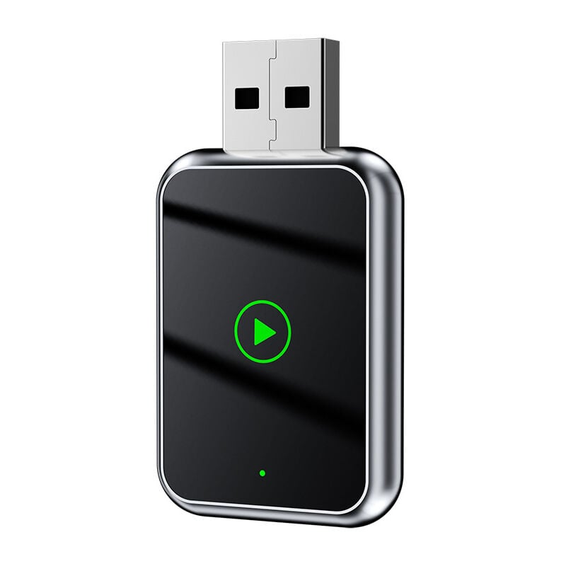Adaptateur CarPlay sans fil pour iPhone, convertit câblé en adaptateur CarPlay sans fil, taille mini avec câble d'extension USB et USB-C/Type-C,