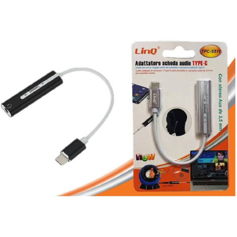 Adaptateur Carte Son Convertisseur Usb C Type-c Jack Aux 3.5mm Tpc-s511