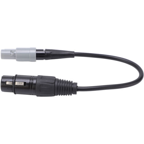 Adaptateur Casque Aviation LEMO 6 broches vers XLR 5 broches avec Coussins Épais pour Casque d'Hélicoptère