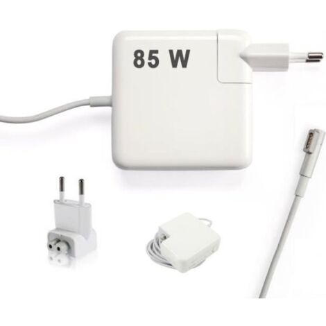 Adaptateur Chargeur HD LINE - 85W - Connecteur forme L - Blanc