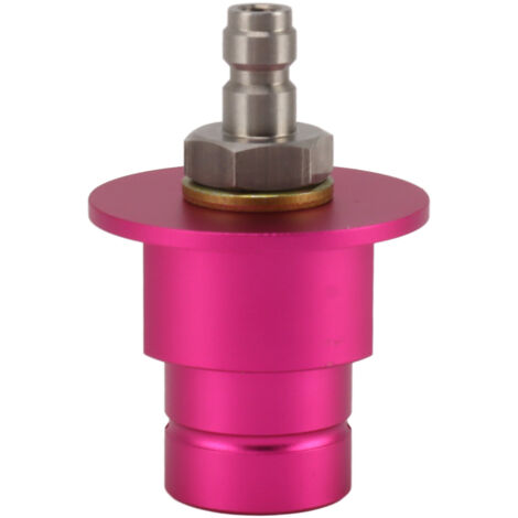 Adaptateur CO2 8mm pour Machine à Soda - Raccord Rapide, Robinet de Recharge Accessoire Facile d'Utilisation Violet