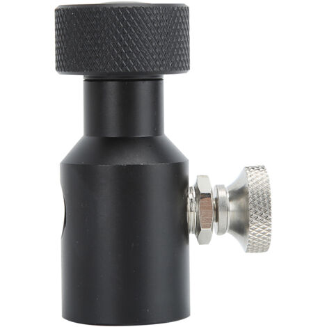 Adaptateur CO2 TR21-4 avec Valve de Dégagement et Remplissage Rapide pour SodaStream - Noir