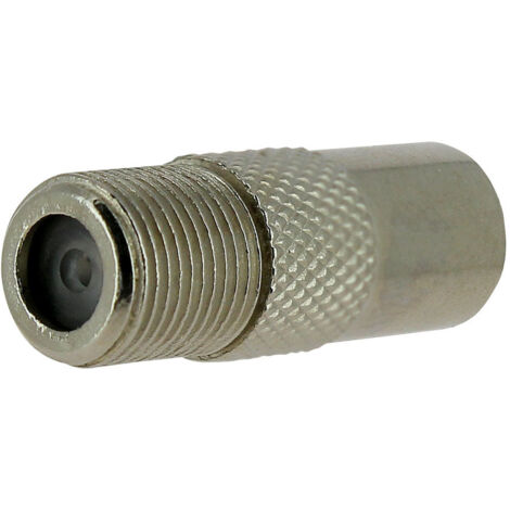 Adaptateur Coaxial 9.52 mm Mâle vers Femelle – Connecteur Fiche TV et Satellite Blindé