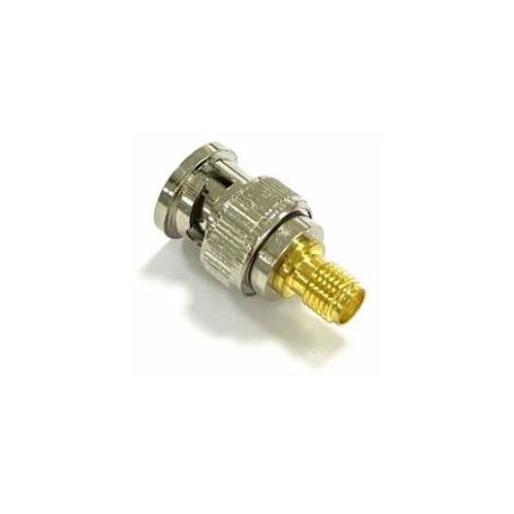 Adaptateur coaxial RS PRO SMA Fiche vers BNC Prise, Droit, , 50O, 4GHz ( Prix pour 1 )