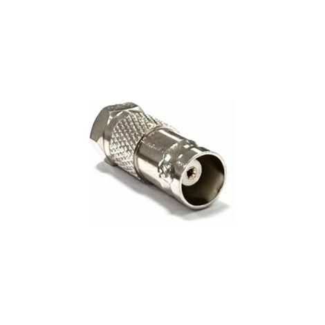 Adaptateur coaxial RS PRO Type F Fiche vers BNC Prise, Droit, , 75O, 1GHz ( Prix pour 1 )