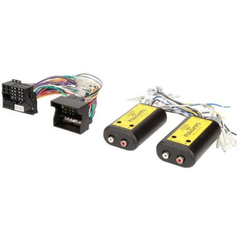 Adaptateur compatible avec ajout amplificateur sur systeme origine - Fakra 4 canaux et Remote compatible avec BMW Ford Mercedes Seat Skoda VW