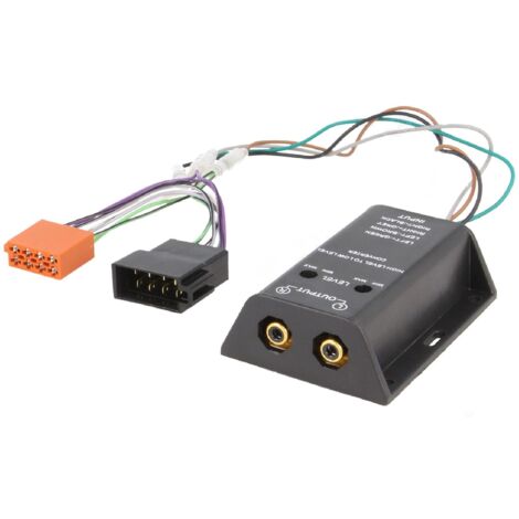 Adaptateur compatible avec ajout amplificateur sur systeme origine - ISO 2 canaux - ADN-LT