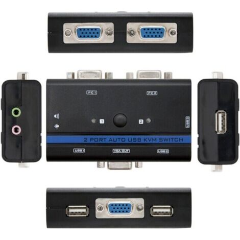 Adaptateur/convertisseur AV NANOCABLE 10.12.2001 Noir