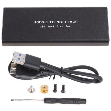 Adaptateur convertisseur de boîtier externe pour SSD M.2 NGFF vers USB 3.0 10 Gbit/s