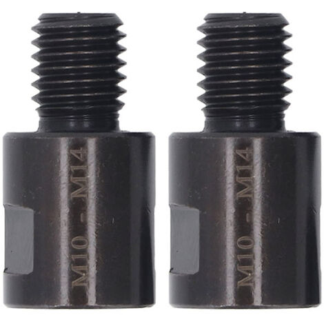 Adaptateur convertisseur de meuleuse d'angle CVR en acier, connecteur d'interface femelle à mâle M10 M14 2 pièces