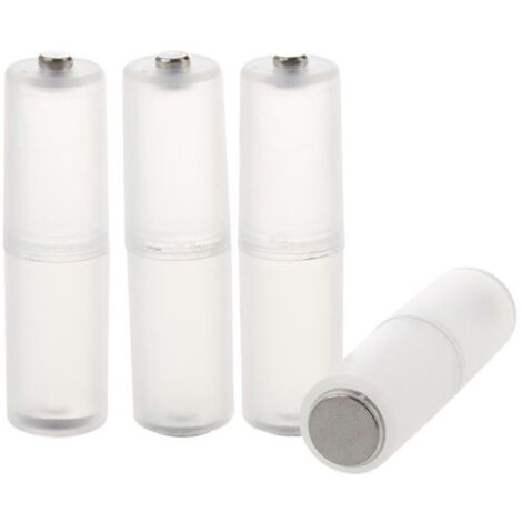 Adaptateur convertisseur de piles AAA vers AA (boîtier cylindrique)