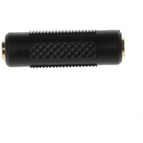 Adaptateur convertisseur/extendeur audio auxiliaire stéréo 3,5 mm femelle vers femelle (jack 3,5 mm).