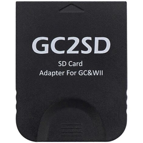 Adaptateur convertisseur lecteur de carte mémoire SD GC2SD pour console GameCube/Wii