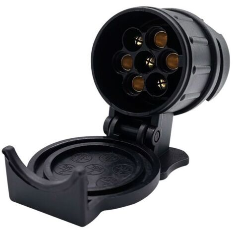 Adaptateur convertisseur prise remorque 13 broches à 7 broches pour Caravane Remorque