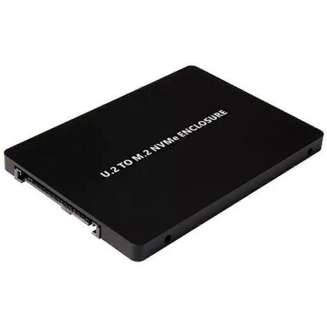 Adaptateur convertisseur SFF-8639 U.2 vers NVMe pour SSD PCIe M.2 à clé M (clé M) pour boîtier