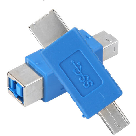 Adaptateur Convertisseur USB 3.0 Type B Mâle/Femelle Superspeed - Compatible Ordinateur et Périphériques