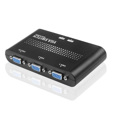 Adaptateur convertisseur vidéo VGA 2 en 1 avec affichage vidéo HD