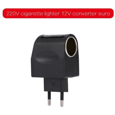 Adaptateur convertisseur - ZJCHAO - PRISE ALLUME-CIGARE - Noir - Allume-cigare