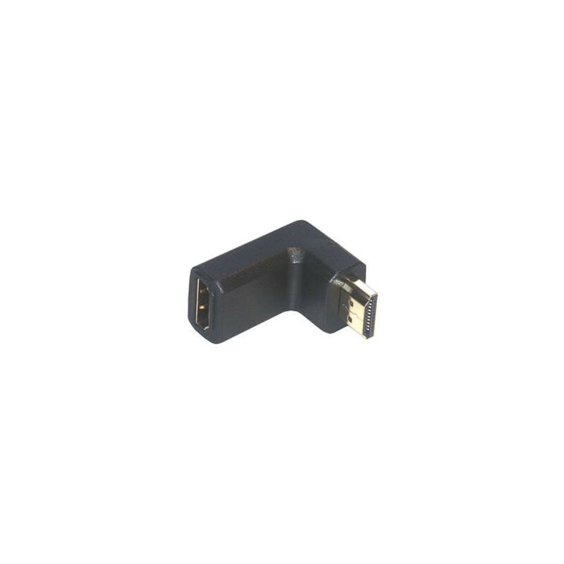 Mcl Samar - Adaptateur coudé hdmi type a mâle / femelle