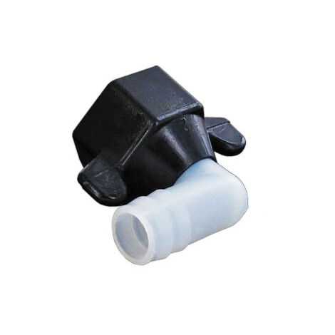 Adaptateur coudé Â½" femelle et Â½" cannelé (avec écrou)