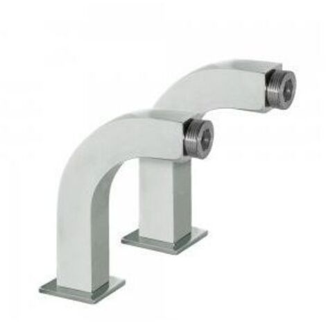 Adaptateur coudé baignoire/douche 2 unités avec silencieux - TRES 29987002