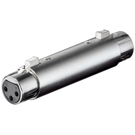 Adaptateur/Coupleur XLR, Prise à Prise, Prise femelle XLR (3 broches)  Prise femelle XLR (3 broches).