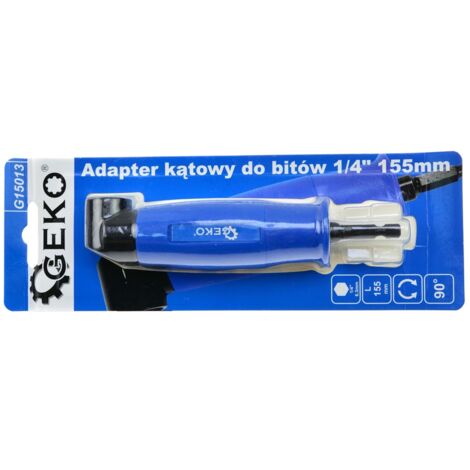 Adaptateur d angle geko g15013 90 degrés 155 mm